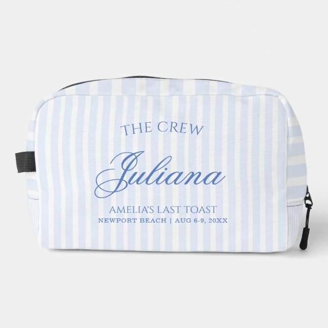 Trousse De Toilette Dernier toast sur la côte | L'Équipage (Recto)