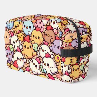 Trousse De Toilette Design Motif de poulet de Chibi Cute
