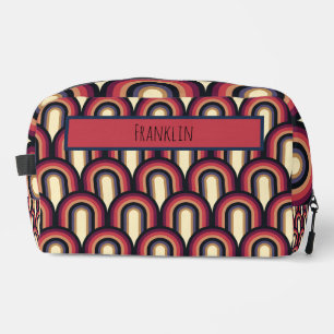 Trousse De Toilette Dessin Abstrait I Nom personnalisé
