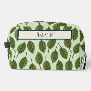 Trousse De Toilette Dessin de nature I Nom personnalisé