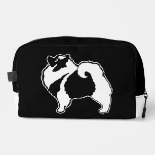 Trousse De Toilette Dessin graphique de Keeshond Mignon Art original d