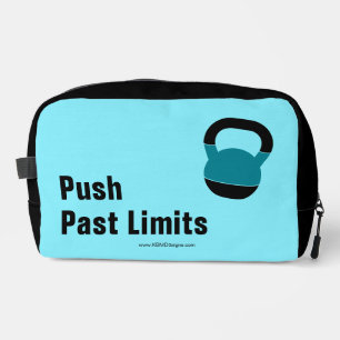 Trousse De Toilette Devise de salle de sport Poussez au-delà des limit