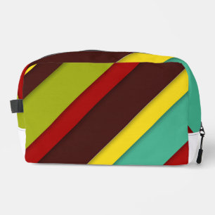 Trousse De Toilette Diagonales multicolores