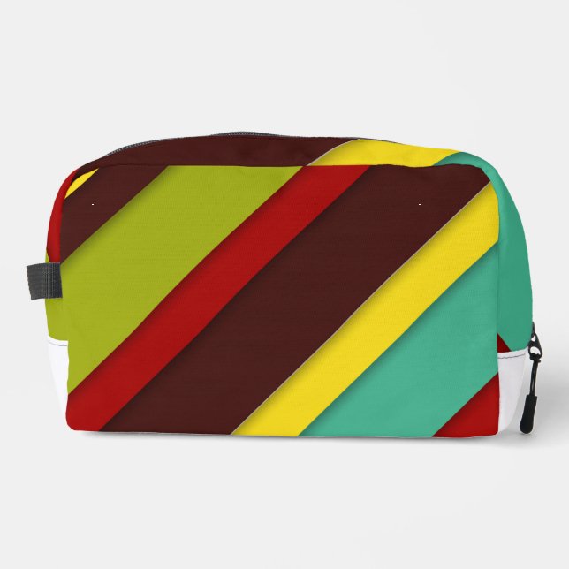 Trousse De Toilette Diagonales multicolores (Recto)