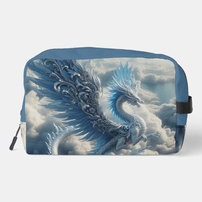 Trousse De Toilette Dragon superbe entouré de nuages (Verso)