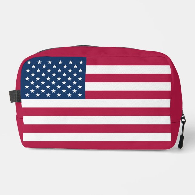 Trousse De Toilette Drapeau américain (Recto)