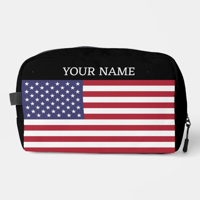 Trousse De Toilette Drapeau américain, Drapeau américain (Recto)