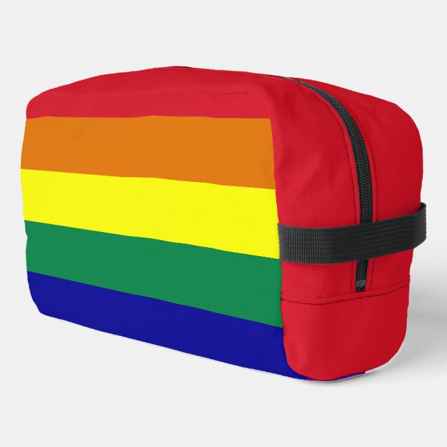 Trousse De Toilette Drapeau arc-en-ciel (Coin gauche)