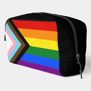 Trousse De Toilette Drapeau de fierté Progress Pride de SlipperyJoe si