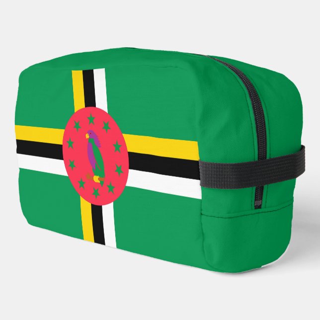 Trousse De Toilette Drapeau de la Dominique (Coin gauche)