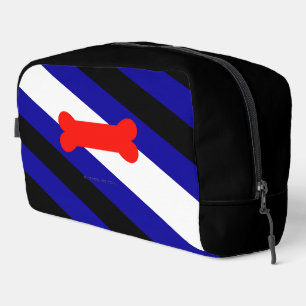 Trousse De Toilette Drapeau de la fierté de jeu de chiots de SlipperyJ