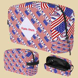 Trousse De Toilette Drapeau de l'héritage des États-Unis Voyage person