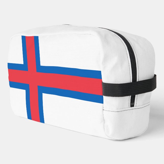 Trousse De Toilette Drapeau des îles Féroé (Coin gauche)