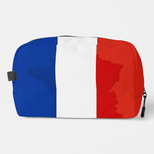 Trousse De Toilette drapeau français (Recto)