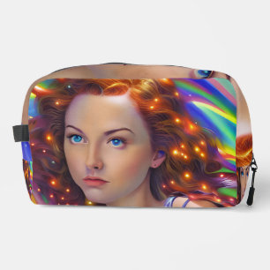 Trousse De Toilette Dreamy Girl with Rainbow Lights