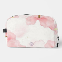 Dusty Rose Sprinkled Gold Frame