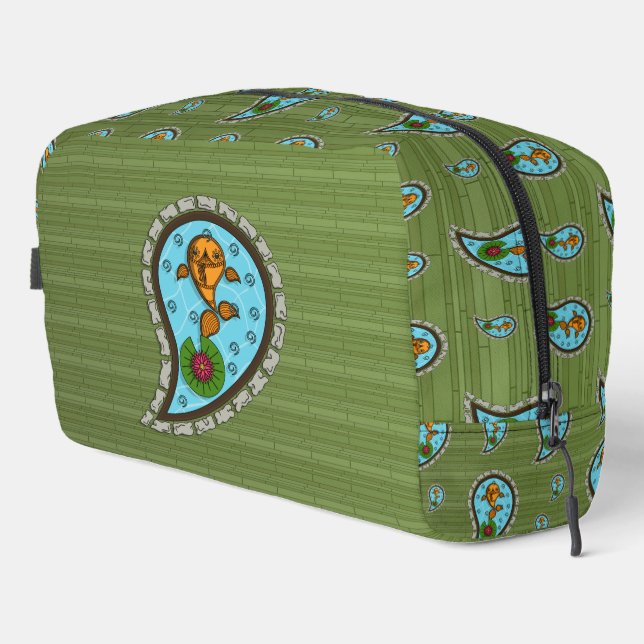 Trousse De Toilette Écaille le poisson rouge (Coin droit)