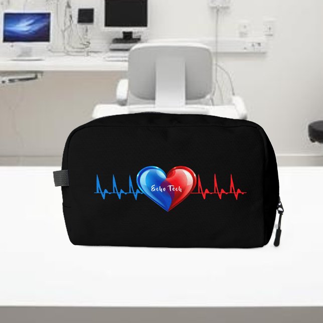 Trousse De Toilette Écho tech - Sonographe cardiaque (Echo tech - Cardiac Sonographer Dopp Kit)