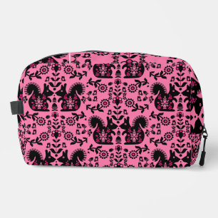 Trousse De Toilette Écureuil Nordic Scandinave Folk Art