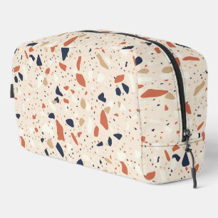 Trousse De Toilette Effet Terrazzo de la Marine rose