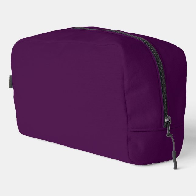 Trousse De Toilette Eggplant Purple Solid (Coin droit)