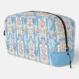 Trousse De Toilette Élégant motif baroque pastel