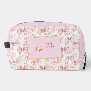 Trousse De Toilette *Elegant Whimsical Personnalisé Coquette Bow