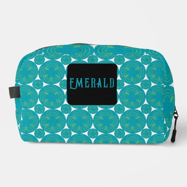 Trousse De Toilette Émeraude. (Recto)