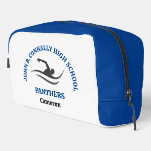 Trousse De Toilette Équipe de natation bleue Maillot de bain personnal