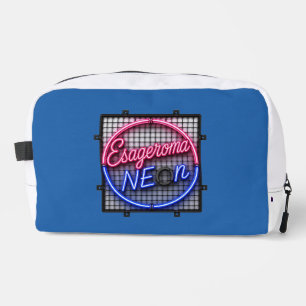 Trousse De Toilette Esageroma Neon - Conception Rétro Synthwave des An