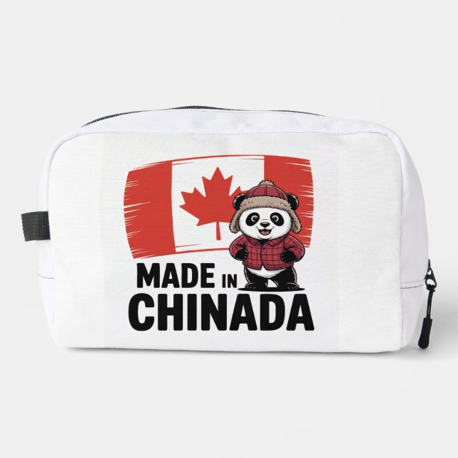 Trousse De Toilette Fabriqué en Chinada Panda - Chinois Canadien (Recto)