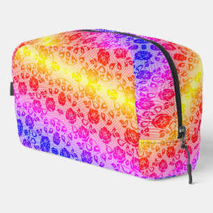 Trousse De Toilette Faux dentelle colorée filet