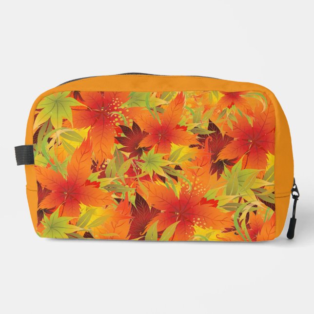 Trousse De Toilette Feuilles d'automne (Recto)