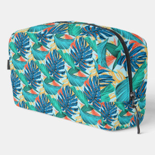 Trousse De Toilette Feuilles Tropicales Colorées