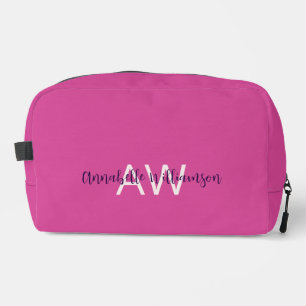 Trousse De Toilette Fille Solide Minimaliste Unicolored Mulberry Rose