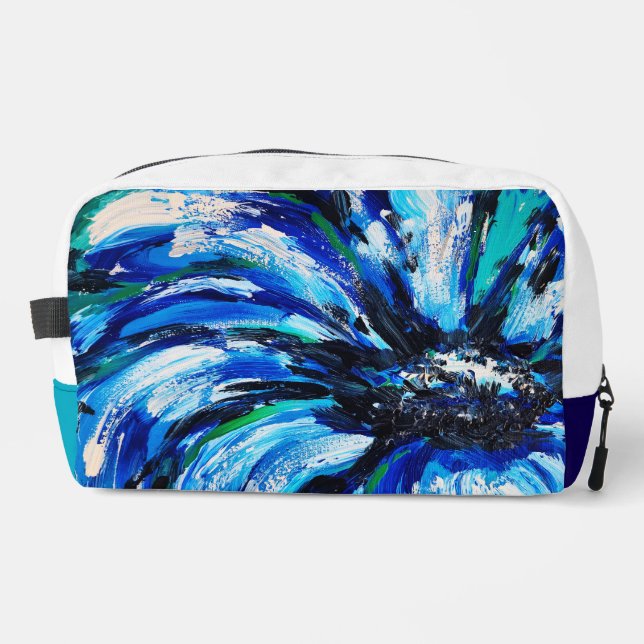 Trousse De Toilette Fleur bleue (Recto)