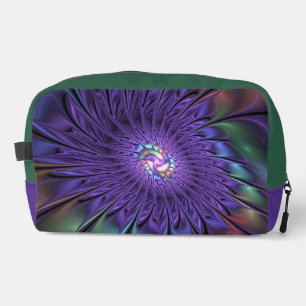 Trousse De Toilette Fleur fractale Abstraite moderne et colorée tendan