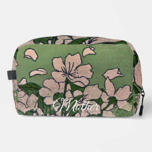 Trousse De Toilette Fleur rose verte