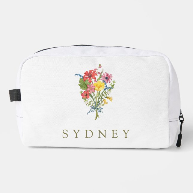 Trousse De Toilette Fleur sauvage (Recto)