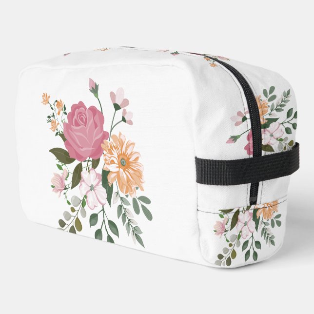 Trousse De Toilette Fleurs aquarelle (Coin gauche)