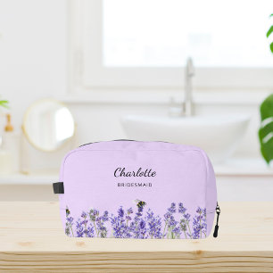 Trousse De Toilette Fleurs de lavande violette bridesmaid