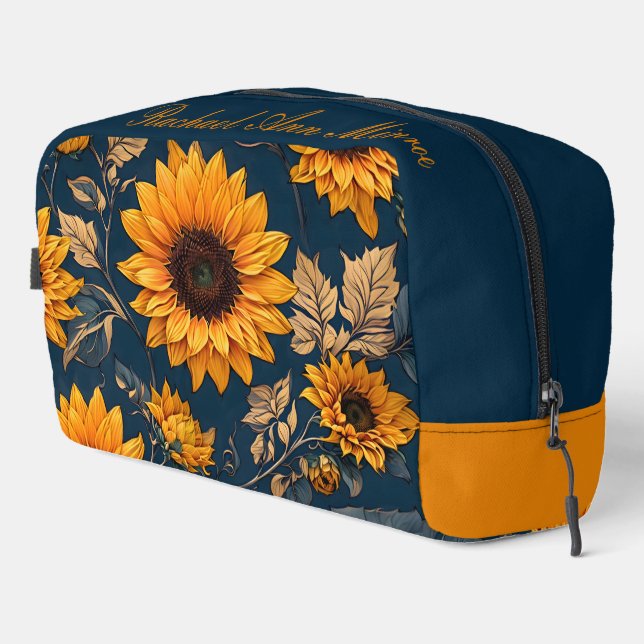 Trousse De Toilette Fleurs de soleil (Coin droit)
