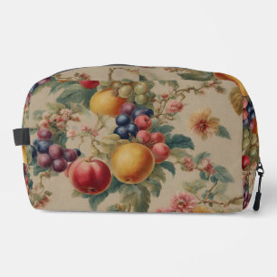 Trousse De Toilette Fleurs et fruits exquis. Style vintage