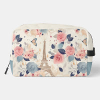 Fleurs et Tour Eiffel Paris Motif de voyage