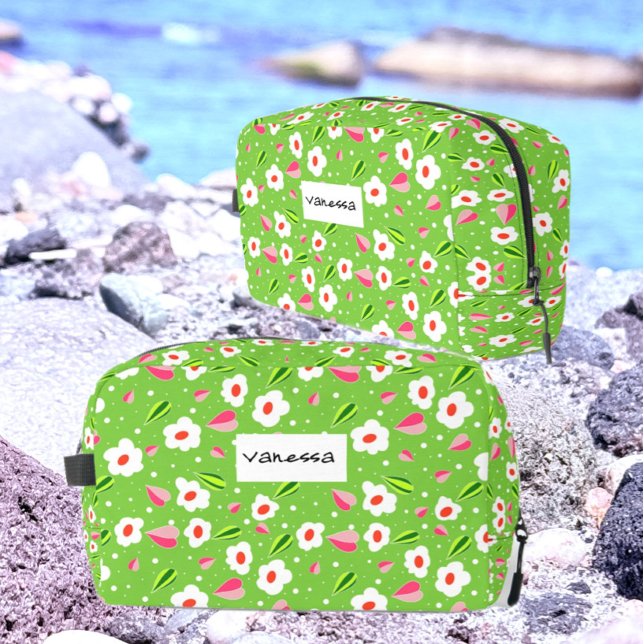 Trousse De Toilette Floral à motif (Créateur téléchargé)