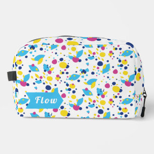 Trousse De Toilette Formes abstraites colorées.