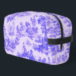 Trousse De Toilette Française toile de jouy bleu et blanc élégant<br><div class="desc">toile de jouy bleu et blanc.</div>
