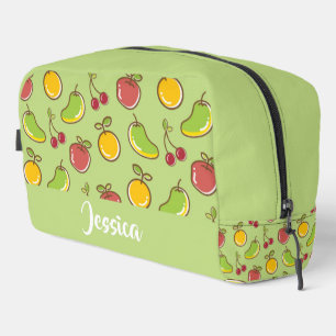 Trousse De Toilette Fruits d'été frais motif vert