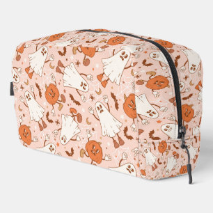 Trousse De Toilette Fun Retro Ghost & Jack-O-Lantern Motif
