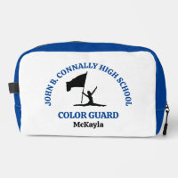 Garde de couleur de lycée bleu personnalisée